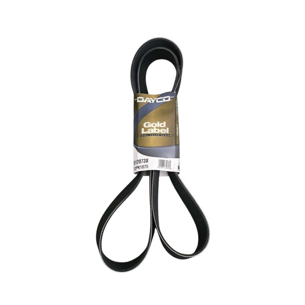 Dayco 5120738 Serpentine Belt Poly Ribbed Diesel Grade USA Made